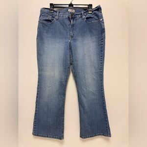 Duck Head Women's Flare Jeans in Classic Blue